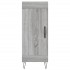 Aparador alto madera contrachapada gris Sonoma 34,5x34x180