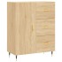 Aparador alto madera contrachapada color roble 69,5x34x180