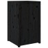 Mueble de cocina exterior madera maciza pino negro 55x55x92