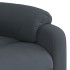 Sillón reclinable de terciopelo gris