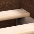 Estructura de cama madera de ingeniería marrón roble 100x200