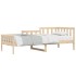 Sofá cama madera maciza de pino 90x190