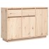 Aparador de madera maciza de pino 110x34x75