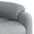 Sillón reclinable eléctrico tela gris