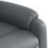 Sillón de masaje reclinable eléctrico cuero sintético