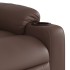 Sillón reclinable eléctrico de cuero sintético