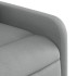 Sillón reclinable eléctrico tela gris