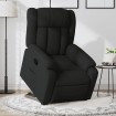 Sillón reclinable elevable tela negro