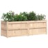 Jardinera de madera maciza de pino 150x50x50