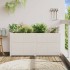 Jardinera de madera maciza de pino blanca 150x50x70