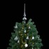 Árbol de Navidad artificial con bisagras 300 LED y bolas 240