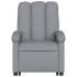 Sillón de masaje eléctrico reclinable elevable tela gris