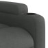 Sillón de masaje eléctrico reclinable elevable tela gris