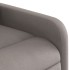 Sillón reclinable eléctrico tela gris