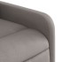 Sillón reclinable de masaje eléctrico tela gris