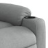 Sillón reclinable de masaje eléctrico tela gris