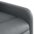 Sillón reclinable eléctrico de cuero sintético