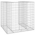 Muro gaviones para contenedor basura galvanizado 110x100x110