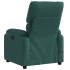 Sillón reclinable de masaje eléctrico tela verde