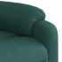 Sillón reclinable de masaje eléctrico tela verde