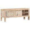 Mueble de TV madera maciza de mango 110x35x46 cm