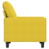 Sillón de tela amarillo claro 60