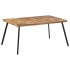 Mesa de comedor madera maciza de teca 169x98,5x76