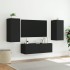 Muebles de TV de pared con luces LED 3 piezas