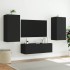 Muebles de TV de pared con luces LED 3 piezas