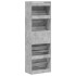 Mueble zapatero 4 cajones abatibles gris hormigón