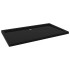 Plato de ducha rectangular negro ABS 70x120