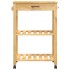 Carrito de cocina MONZA madera maciza de pino 60x40x90