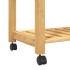 Carrito de cocina MONZA madera maciza de pino 60x40x90