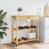 Carrito de cocina MONZA madera maciza de pino 84x40x90