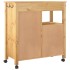 Carrito de cocina MONZA madera maciza de pino 84x40x90