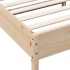 Estructura de cama con cabecero madera maciza pino 140x200