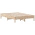 Estructura de cama de madera maciza de pino 160x200