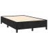 Cama box spring con colchón terciopelo negro 120x190