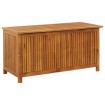 Caja de almacenaje de jardín madera maciza acacia 113x50x58 cm