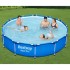 Piscina circular con estructura Steel Pro 366 x 76 cms