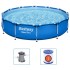 Piscina circular con estructura Steel Pro 366 x 76 cms