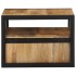 Mesita de noche de pared madera maciza de acacia 35x35x25