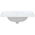 Lavabo de baño rectangular cerámica blanco 71x48x23