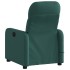 Sillón reclinable de masaje eléctrico tela verde