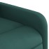 Sillón reclinable de masaje eléctrico tela verde