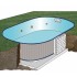 Piscina ovalada, modelo Moorea 700x320X150