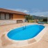 Piscina ovalada, modelo Moorea 700x320X150