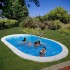 Piscina ovalada, modelo Moorea 700x320X150