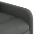 Sillón eléctrico reclinable elevable de tela gris