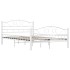 Estructura de cama metal blanco 120x200